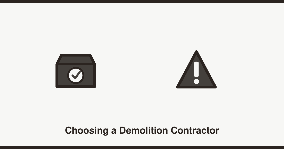 Choosing a demolition contractor: waste licences and questions to ask