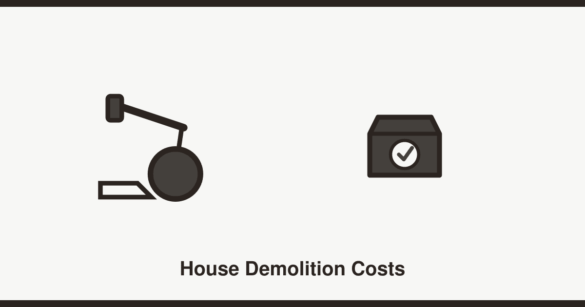 How much does house demolition cost in the UK?