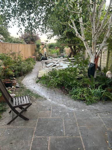 P16 Garage Demolition — Customer photo