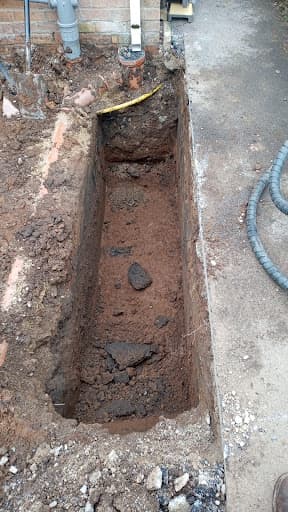 G R Day Operated Mini Diggers, Extension Bases and Excavations. — Customer photo
